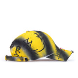 ブラックブロンド(BLACKBLOND) BBD Slogan Logo Lollipop Graffiti Cap (Black/Yellow)