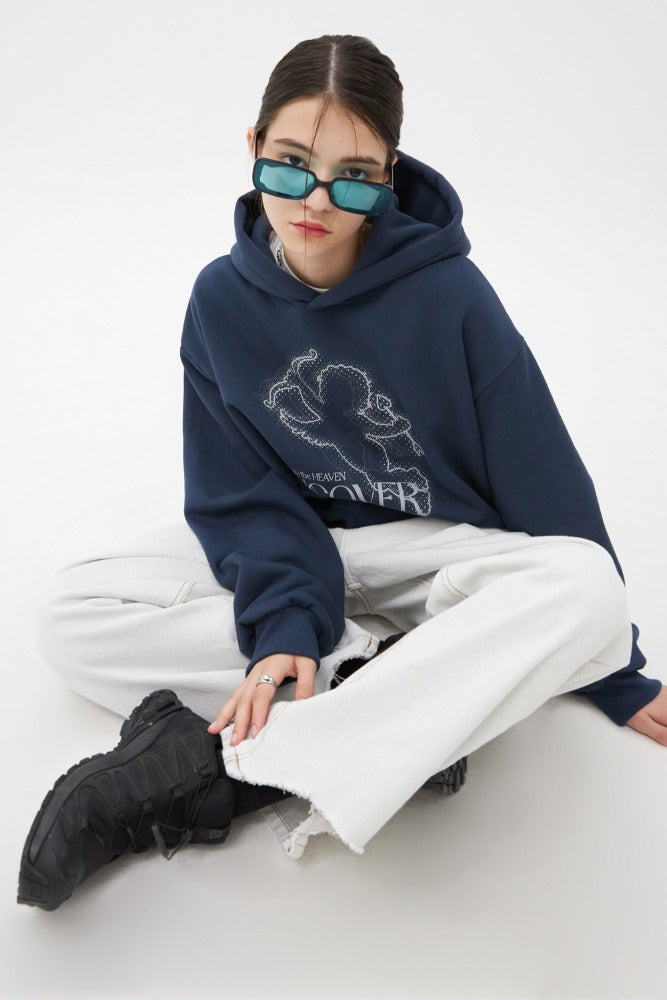 NCOVER（エンカバー）CUPIDO LINE HOODIE-NAVY