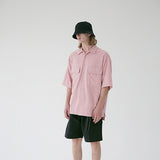 メスノウン(MASSNOUN) TWO POCKET SOFT OVERSIZED SHIRTS MSEST006-PK