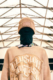 GRAFFITIONMIND(グラフィティオンマインド)          ILLUSION FANTASY PATCHED BEANIE (ORANGE)