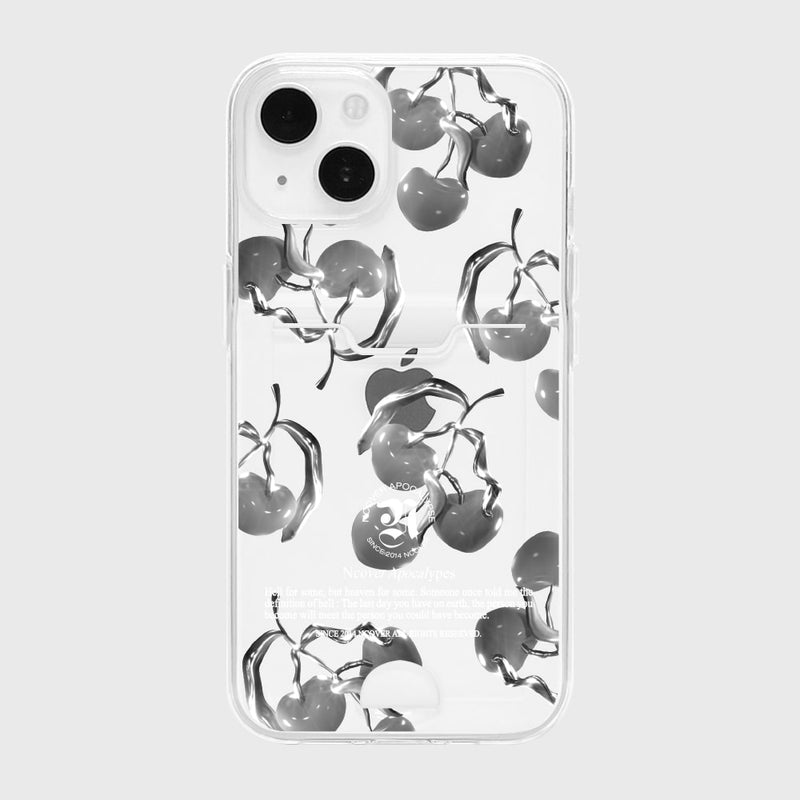 NCOVER（エンカバー）SILVER BERRY DOT-CLEAR(CARD STORAGE- JELLY)