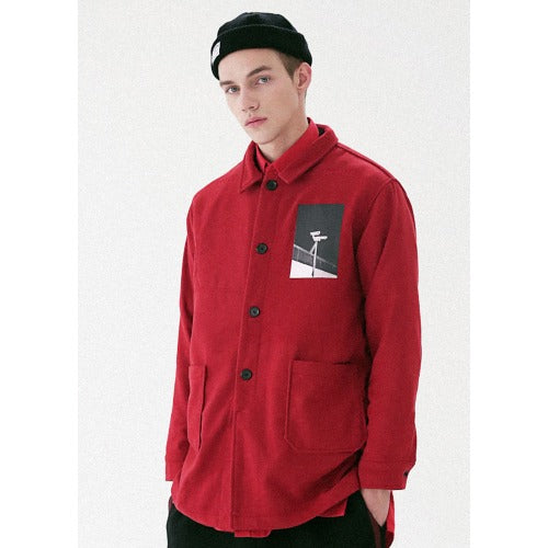 メスノウン(MASSNOUN) OBSERVER SINGLE WOOL COAT MFVCT002-RD