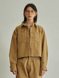 TMO BY 13MONTH（ティーエムオーバイサーティンマンス）TWO POCKET DENIM JACKET (CAMEL)