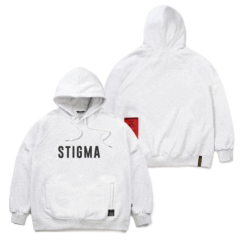 STIGMA(スティグマ)  21 STGM HEAVY SWEAT HOODIE WHITE MELANGE