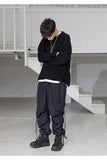 メスノウン(MASSNOUN)  EIGHT WAY STRAP TRACK PANTS MSZTP003-BK