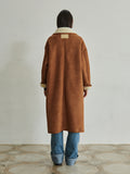 TMO BY 13MONTH（ティーエムオーバイサーティンマンス）V2 SHAWL COLLAR LONG MUSTANG (BROWN)