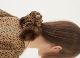 TMO BY 13MONTH（ティーエムオーバイサーティンマンス）BIG LEOPARD HAIR BAND (BROWN)