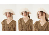 TMO BY 13MONTH（ティーエムオーバイサーティンマンス）CUT OFF BUCKET HAT (IVORY)