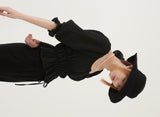 TMO BY 13MONTH（ティーエムオーバイサーティンマンス）CUT OFF BUCKET HAT (BLACK)