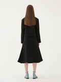 TMO BY 13MONTH（ティーエムオーバイサーティンマンス）TWEED MIDI SKIRT (BLACK)