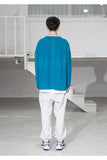 メスノウン(MASSNOUN) CROSS ADD LAMSWOOL OVERSIZED KNIT MSZNT001-BL