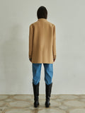 TMO BY 13MONTH（ティーエムオーバイサーティンマンス）V2 HANDMADE WOOL JACKET (CAMEL)