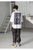 メスノウン(MASSNOUN) BIOLOGICAL GASMASK OVERSIZED T-SHIRTS MSZTS002-WT