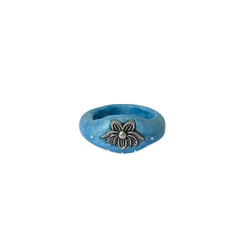 Nff(エヌエフエフ) 	 lotus blossom motif ring