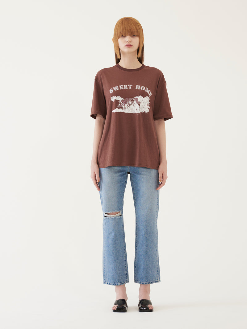 TMO BY 13MONTH（ティーエムオーバイサーティンマンス）SWEET HOME T-SHORT (BROWN)