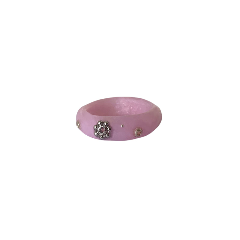 Nff(エヌエフエフ) 	 small metal motif_pink