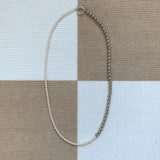 Nff(エヌエフエフ) 	 swarovski pearl 2way necklace