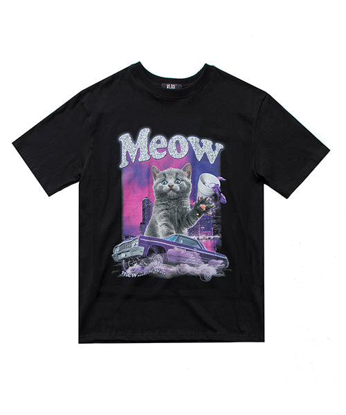 VLDS (ブラディス) MEOW TSHIRT BLACK