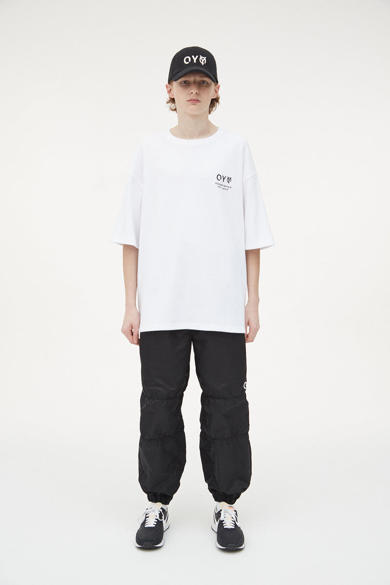 オーワイ(OY) OY SLOGAN LOGO T-WHITE