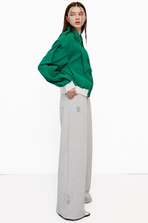 イーエスシースタジオ(ESC STUDIO) flower string training pants(melange)