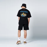 アクメドラビ(acme' de la vie) [ADLV X SIMPSONS] GRAFFITI BART SHORT SLEEVE T-SHIRT BLACK
