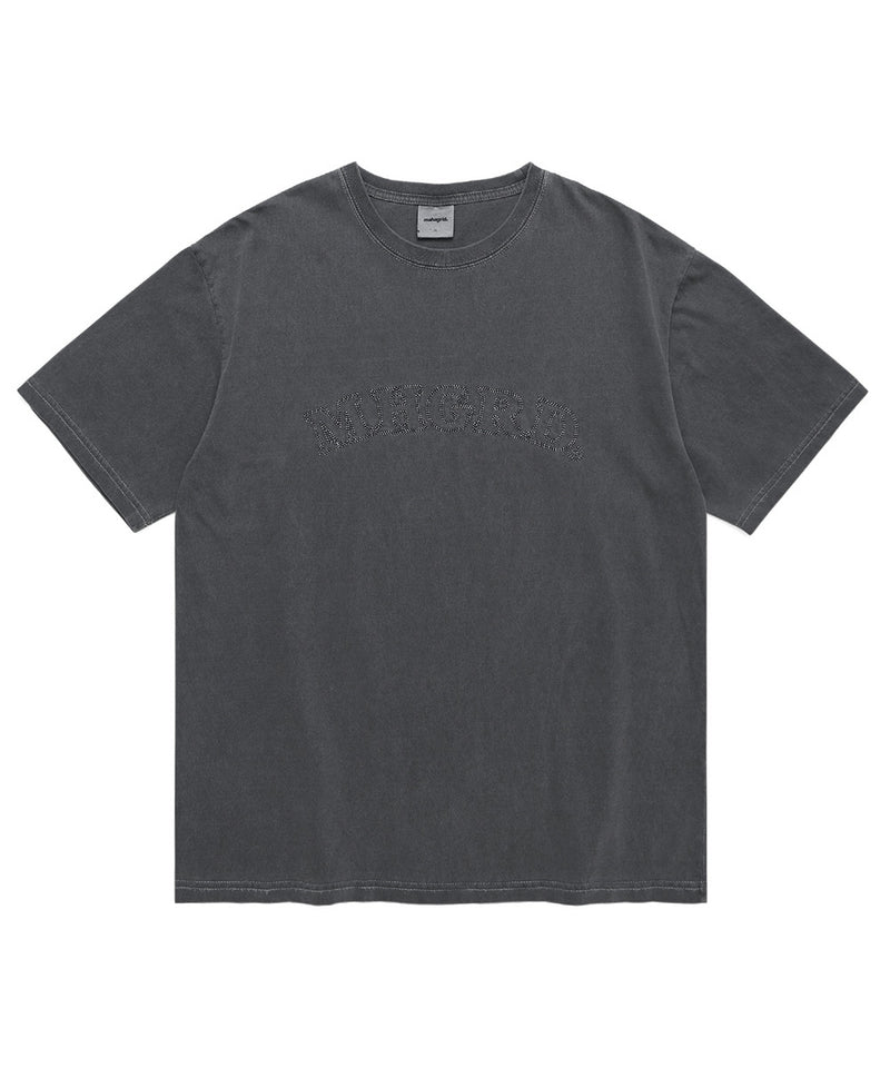 mahagrid (マハグリッド) ARC LOGO PIGMENT TEE [CHARCOAL]