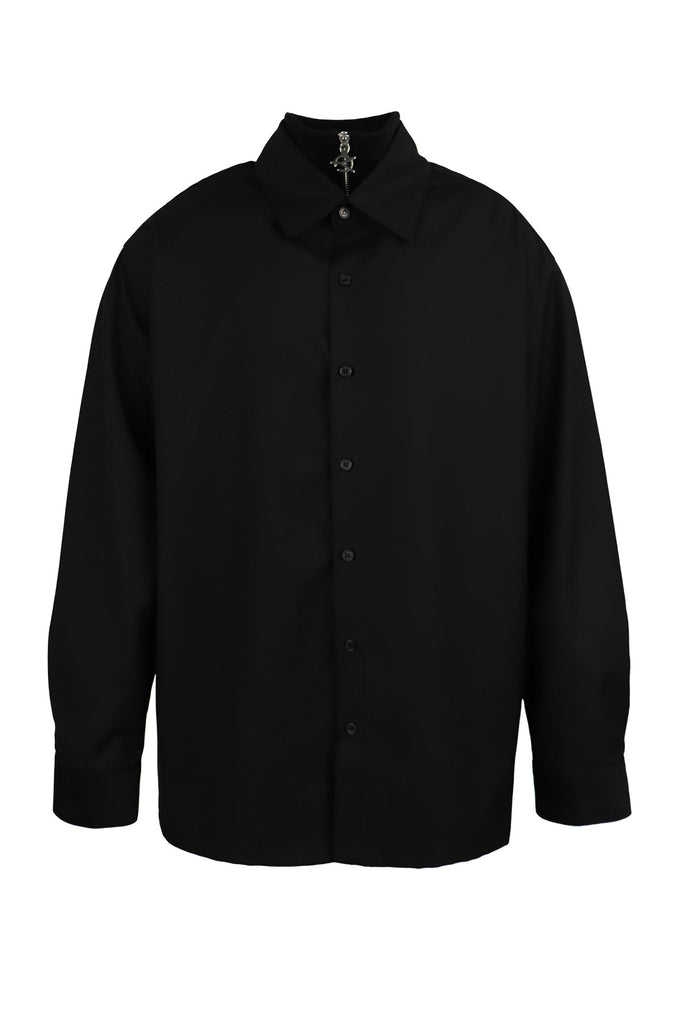 オーワイ(OY) ZIPPER POLA SHIRTS-BLACK – UNDERSTUDY CLUB