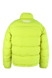 オーワイ(OY) SIDE ZIPPER LOGO DOWN JUMPER-NEON GREEN