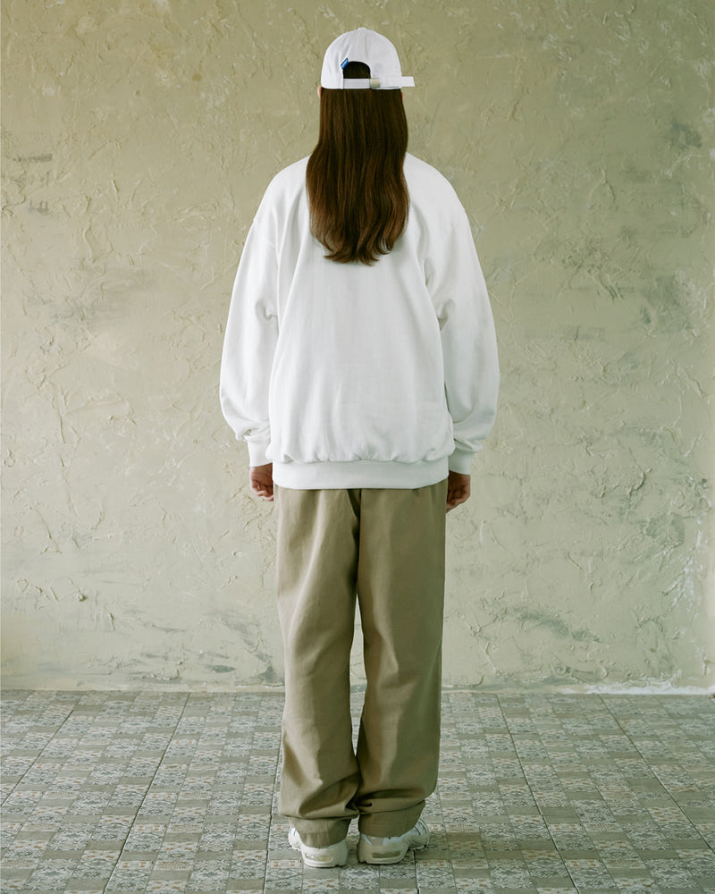 NCOVER（エンカバー）MATE ARCH LOGO SWEATSHIRT-WHITE