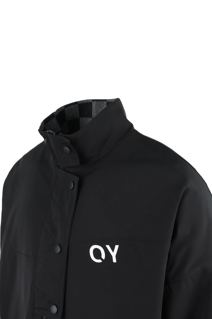 オーワイ(OY) CHECK LOGO REVERSIBLE JACKET-BLACK – UNDERSTUDY CLUB