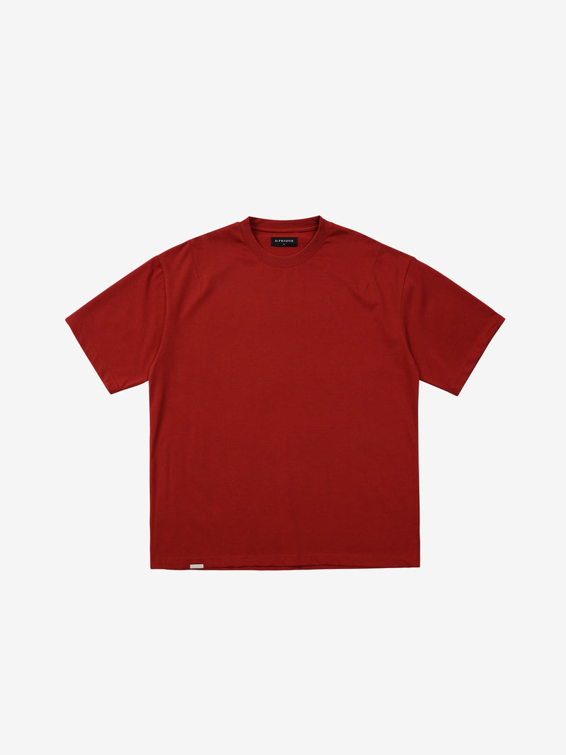 ディープリーク(DPRIQUE) CLASSIC COTTON T-SHIRT - DEEP RED