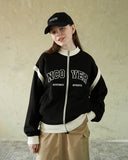 NCOVER（エンカバー）COLLEGE ARCH LOGO JACKET-BLACK