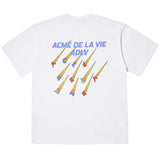 アクメドラビ(acme' de la vie)  METEOR SHORT SLEEVE T-SHIRT WHITE