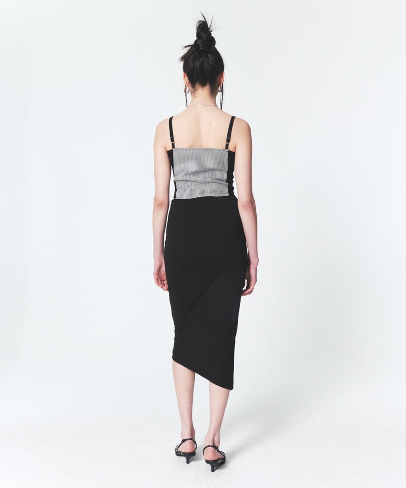 INPREP (インプレップ）Houndstooth Corset Sleeveless