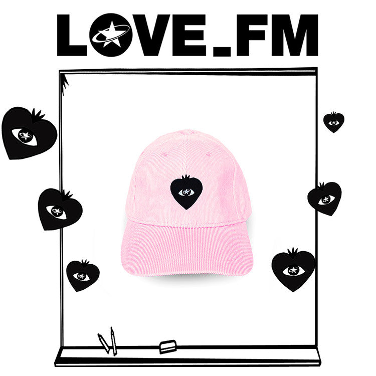 FM91.02 (エフエム91.02)　LOVE FM BALL CAP pink