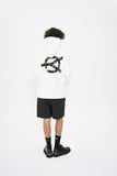 オーワイ(OY) BOSS LOGO HOODIE-WHITE