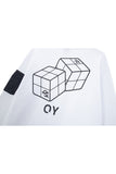 オーワイ(OY) CUBE POCKET LONG SLEEVE-WHITE