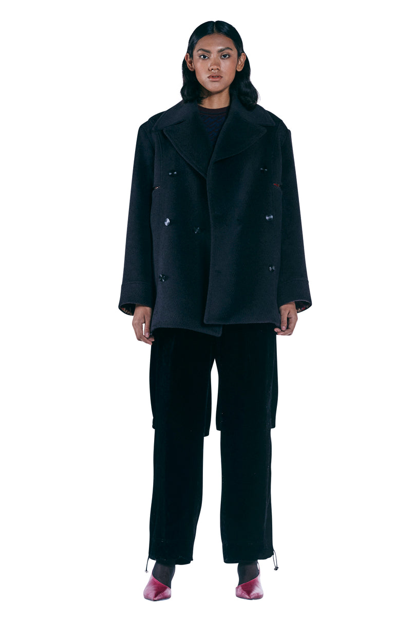 レイブレス(LABELESS) SCULPTED PEA COAT