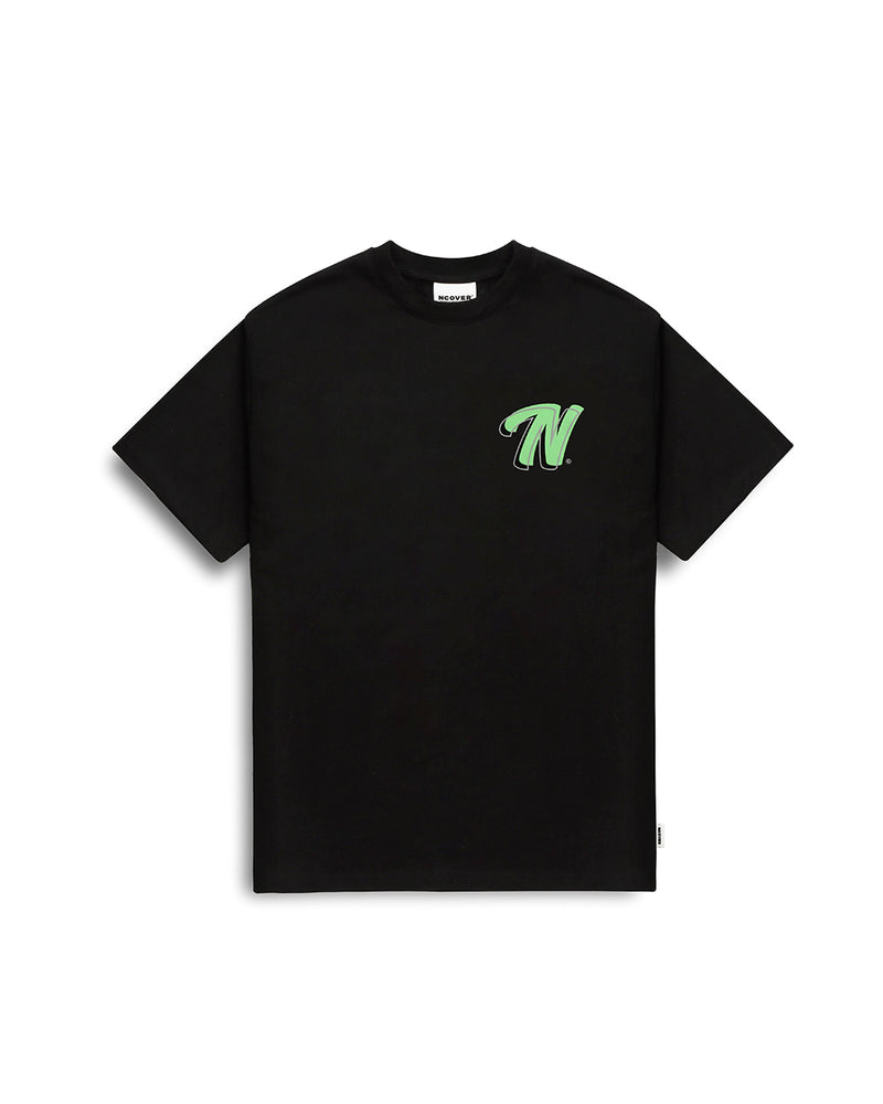 NCOVER（エンカバー）DOUBLE N TSHIRT-BLACK