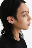 BLACKPURPLE (ブラックパープル) Flin cubic earring_purple