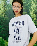 NCOVER（エンカバー）ENGLISH SHEEP DOG TSHIRT-GREY
