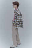 ORDINARY PEOPLE(オーディナリーピープル) YELLOW CHECK QUILTING JACKET