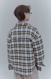 ORDINARY PEOPLE(オーディナリーピープル) YELLOW CHECK QUILTING JACKET
