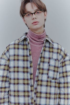 ORDINARY PEOPLE(オーディナリーピープル) YELLOW CHECK QUILTING JACKET