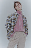 ORDINARY PEOPLE(オーディナリーピープル) YELLOW CHECK QUILTING JACKET
