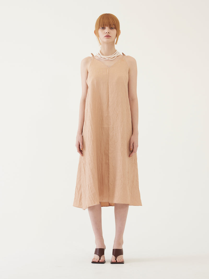 TMO BY 13MONTH（ティーエムオーバイサーティンマンス）CASUAL SLEEVELESS DRESS (PEACH)