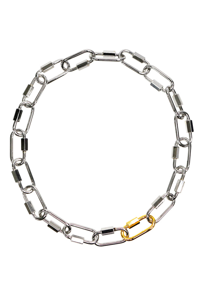 BLACKPURPLE (ブラックパープル) Big Clip Connect Necklace