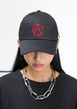 SINCITY (シンシティ) Anarchy ball cap Red/Black