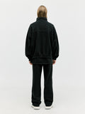 ディープリーク(DPRIQUE) QUARTER ZIP SWEATSHIRT - BLACK