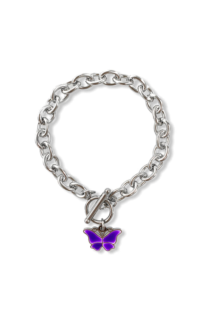BLACKPURPLE (ブラックパープル)  Purplerin Butterfly Bracelet